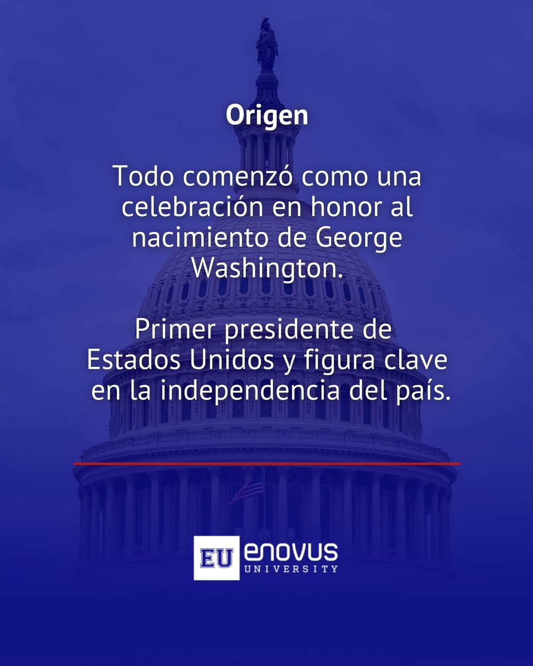 Capitolio de Estados Unidos - Origen histórico del President's Day