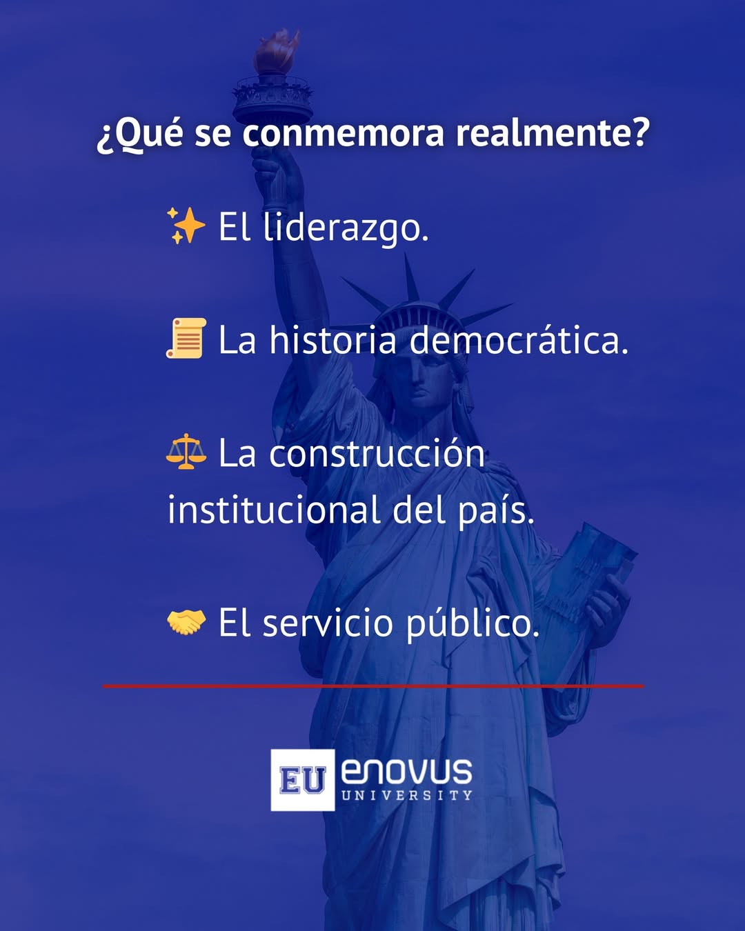 Estatua de la Libertad - Qué se conmemora en el President's Day