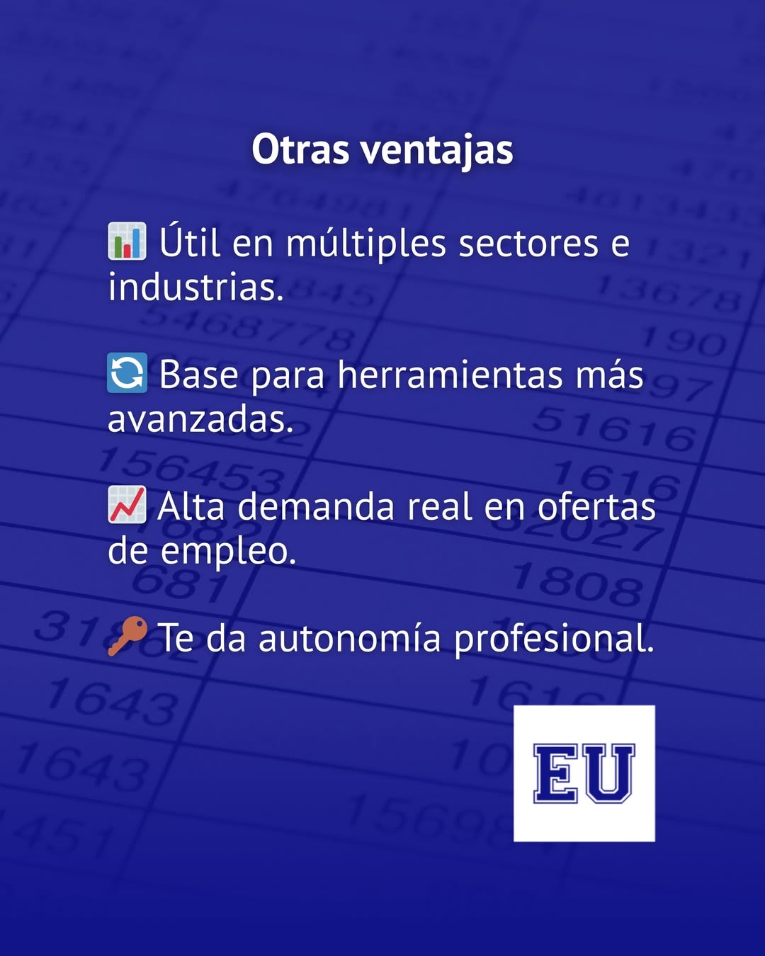 Dominar Excel abre múltiples puertas en el mundo profesional
